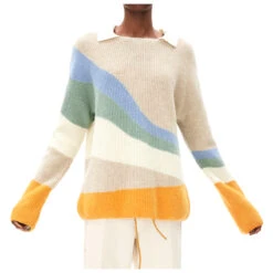 Armedangels Women's Miyaa Multicolor - Wollpullover -Campingbedarf Verkäufe armedangels womens miyaa multicolor wollpullover 1