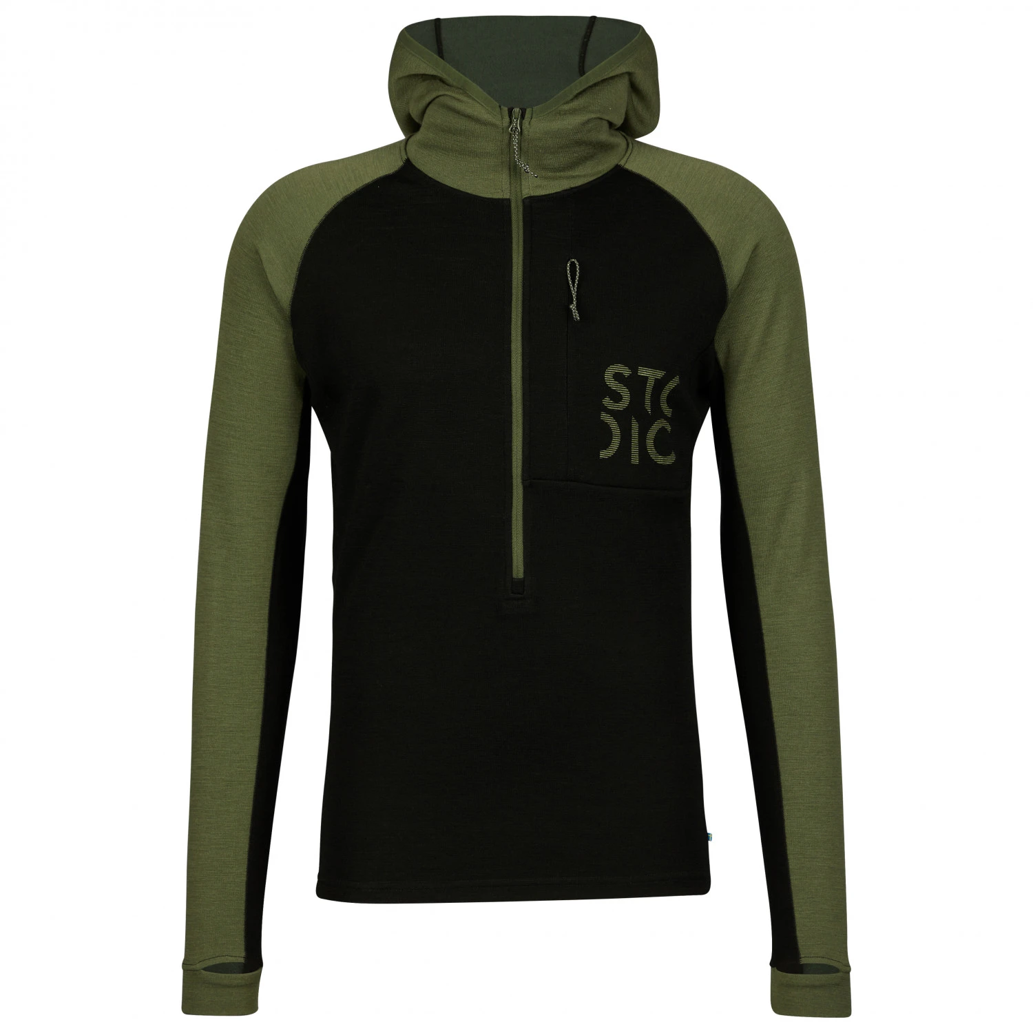 Stoic Merino260 StadjanSt. 3/4 Zip W. Hood - Merinohoodie 14 Stoic Merino260 StadjanSt. 3/4 Zip W. Hood - Merinohoodie - Image 12
