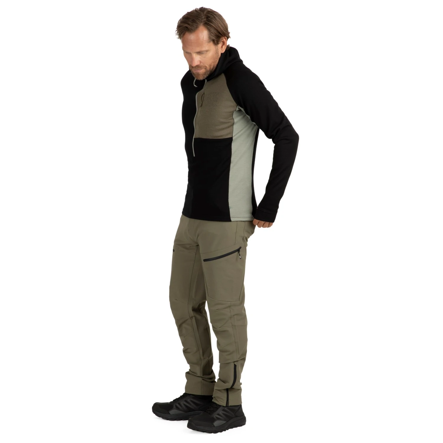 Stoic Merino260 StadjanSt. 3/4 Zip W. Hood - Merinohoodie 12 Stoic Merino260 StadjanSt. 3/4 Zip W. Hood - Merinohoodie - Image 10