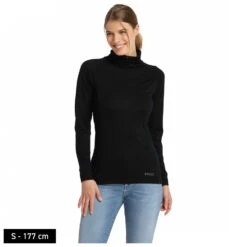 Stoic Women's Merino180 BjoernenSt. Turtle Neck - Merinounterwäsche -Campingbedarf Verkäufe stoic womens merino180 bjoernenst turtle neck merinounterwaesche detail 3