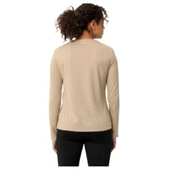 VAUDE Women's Essential L/S T-Shirt - Funktionsshirt -Campingbedarf Verkäufe vaude womens essential l s t shirt funktionsshirt detail 4